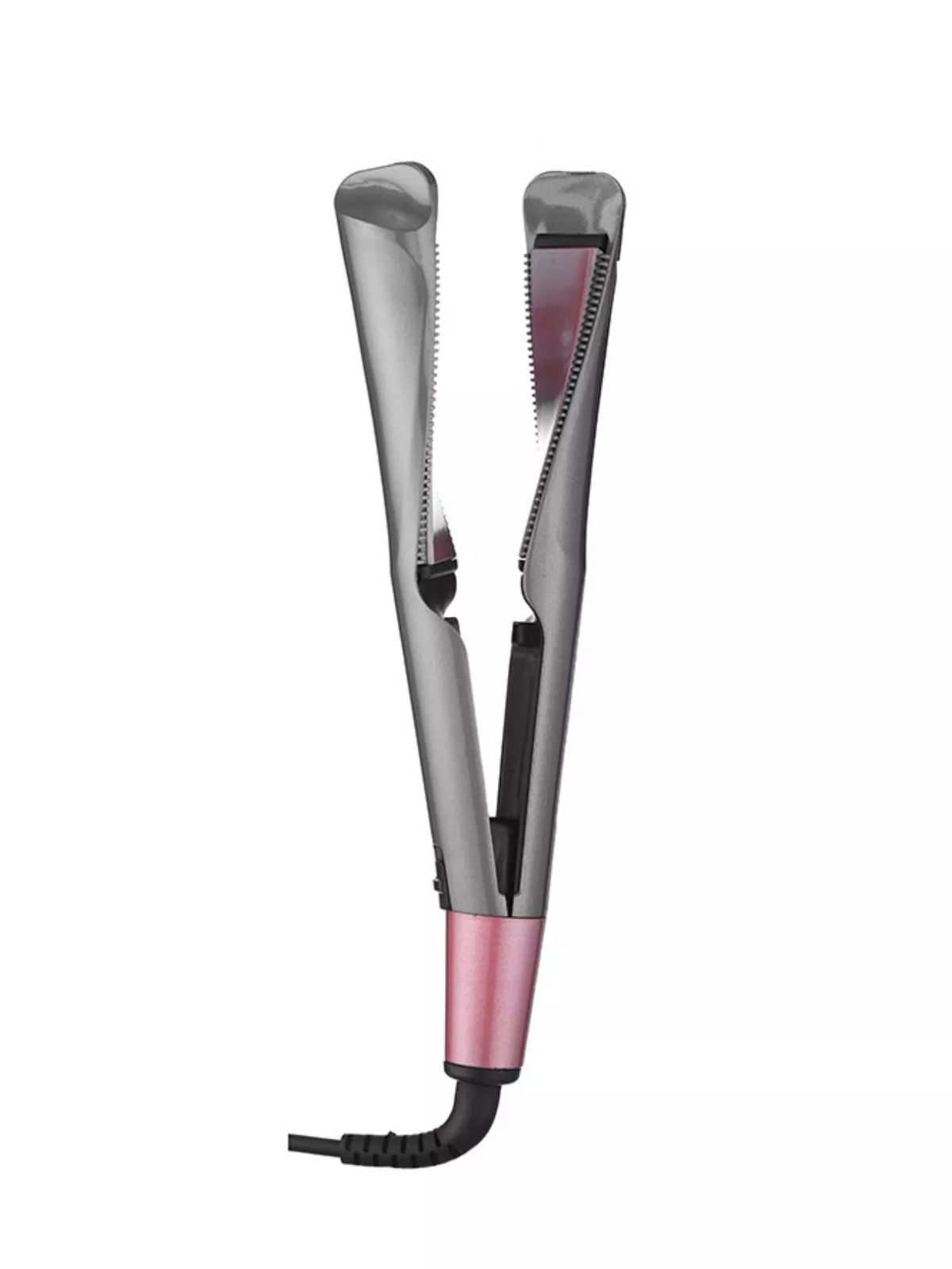 Curling iron used to straighten hair