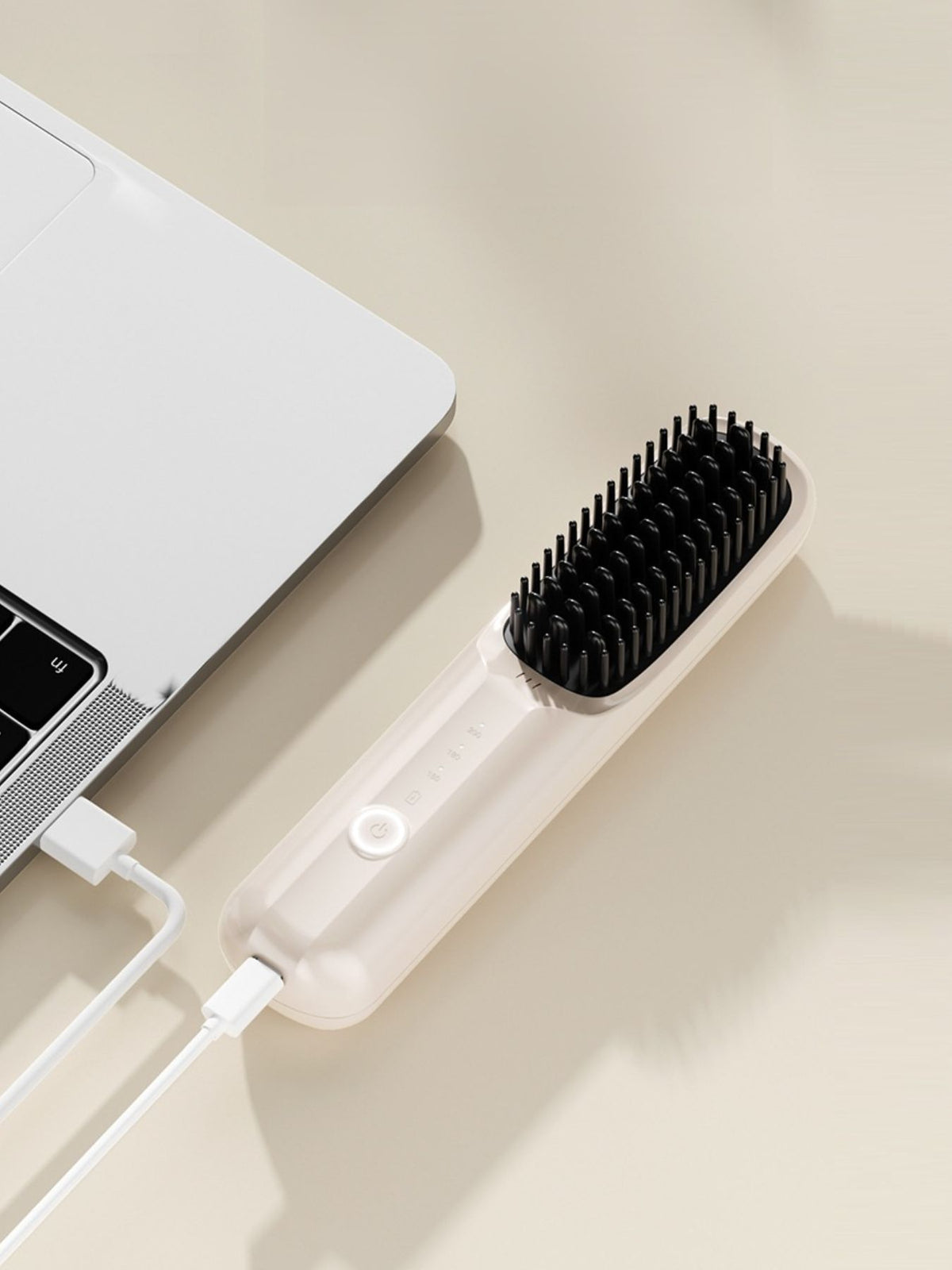 Straightening comb control display detail