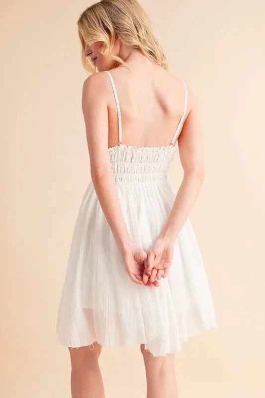 Aemi+Co dresses Aemi+Co Lace Detail Mini Cami Dress