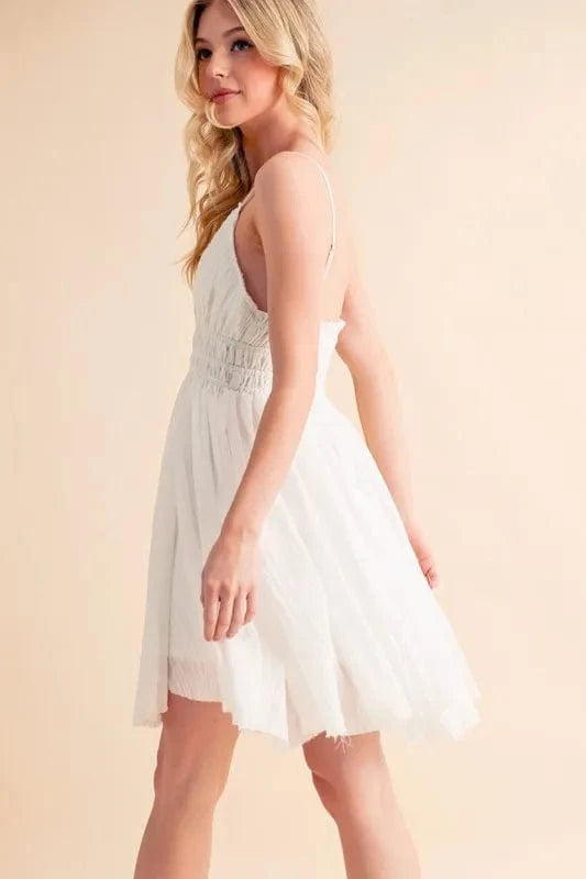 Aemi+Co dresses Aemi+Co Lace Detail Mini Cami Dress