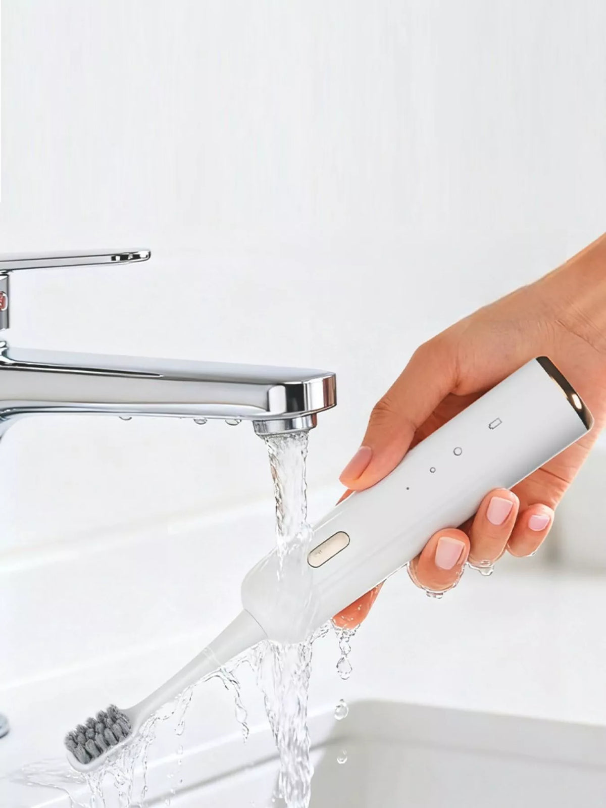 Sonic electric toothbrush brush head