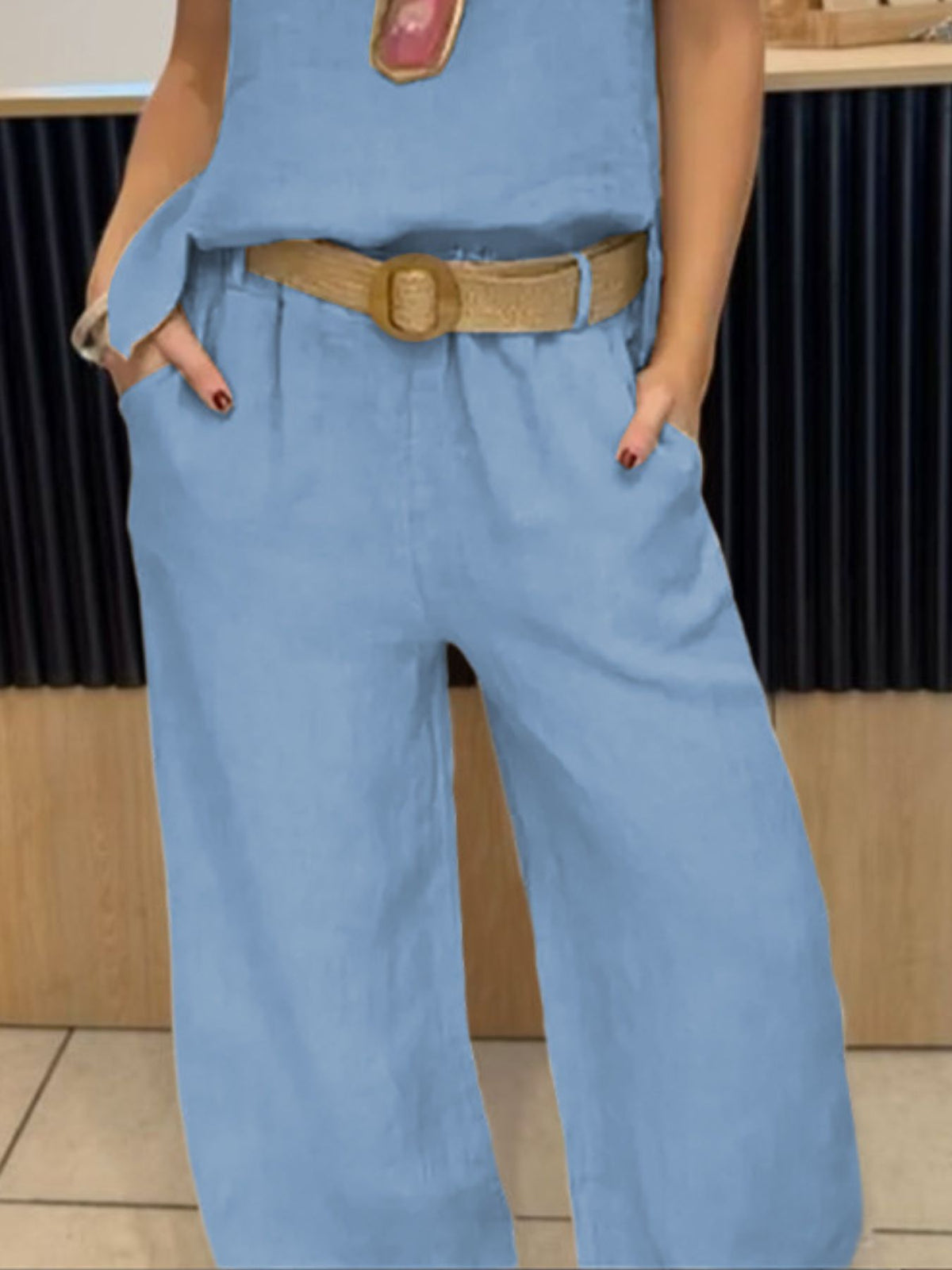 Tank and pants set alternate shade front