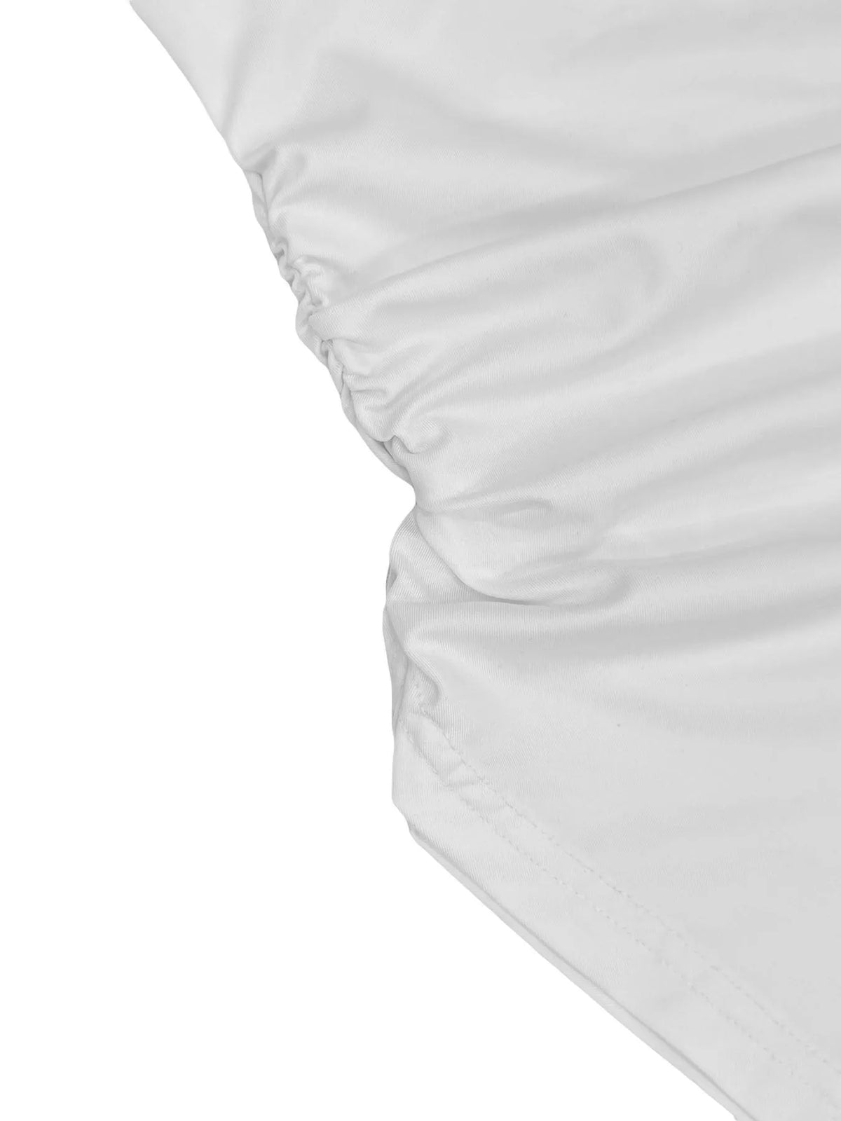 one shoulder slim fit cami worn front