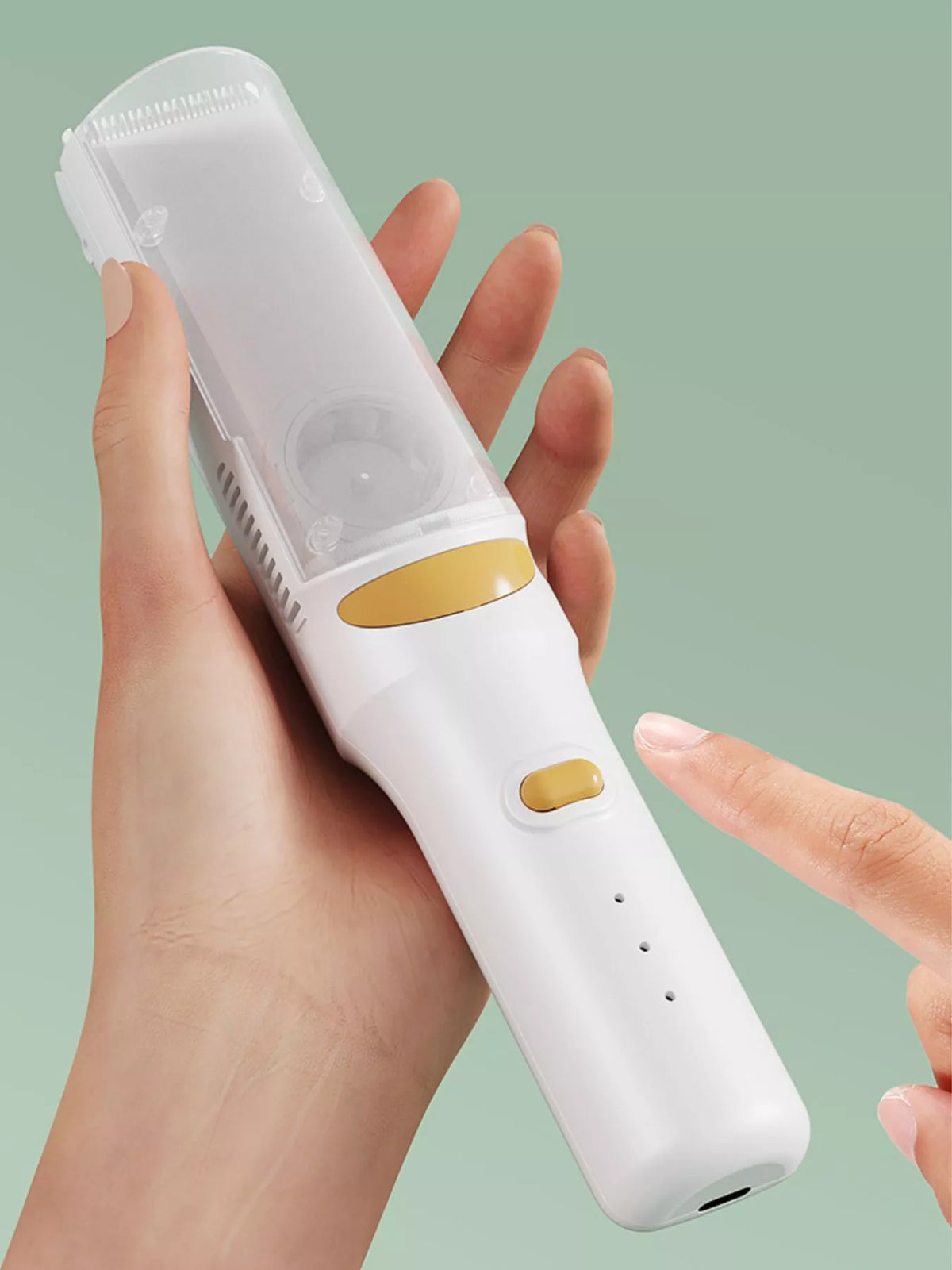 Light blue hair clipper color option