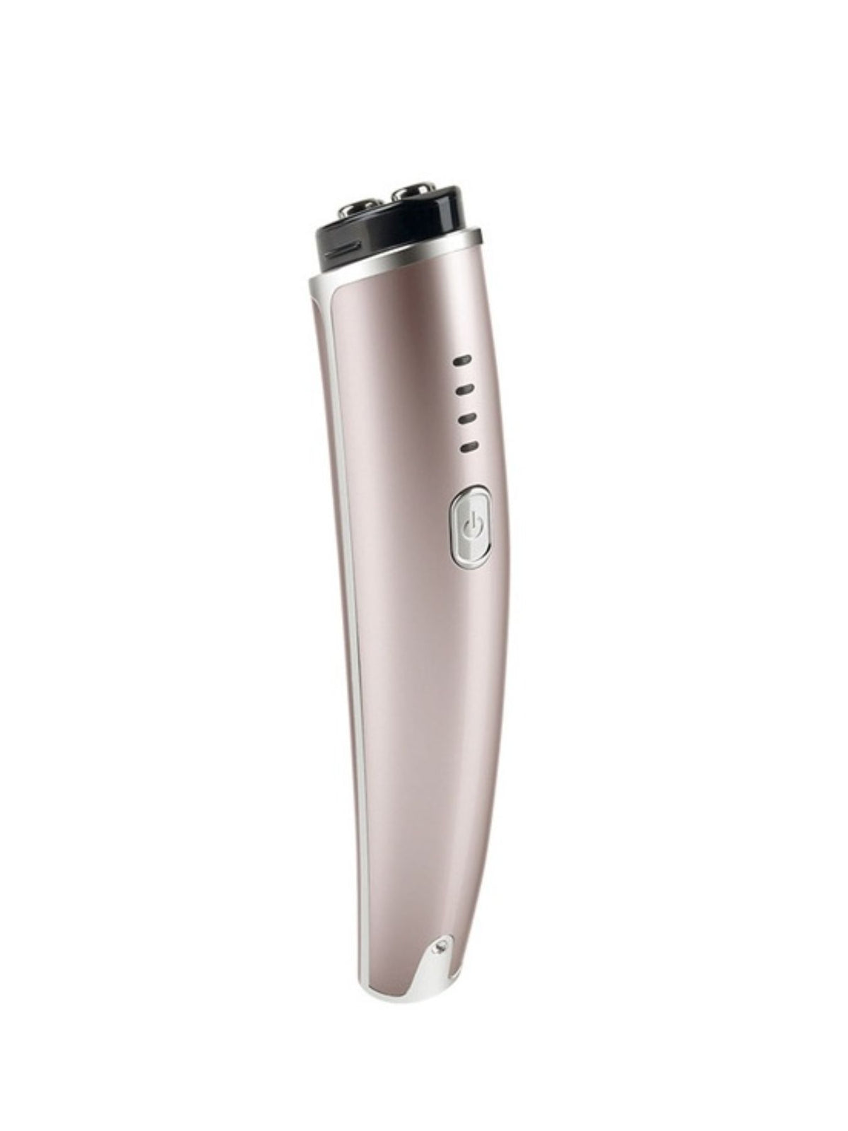 Rose gold microcurrent facial toning device full view