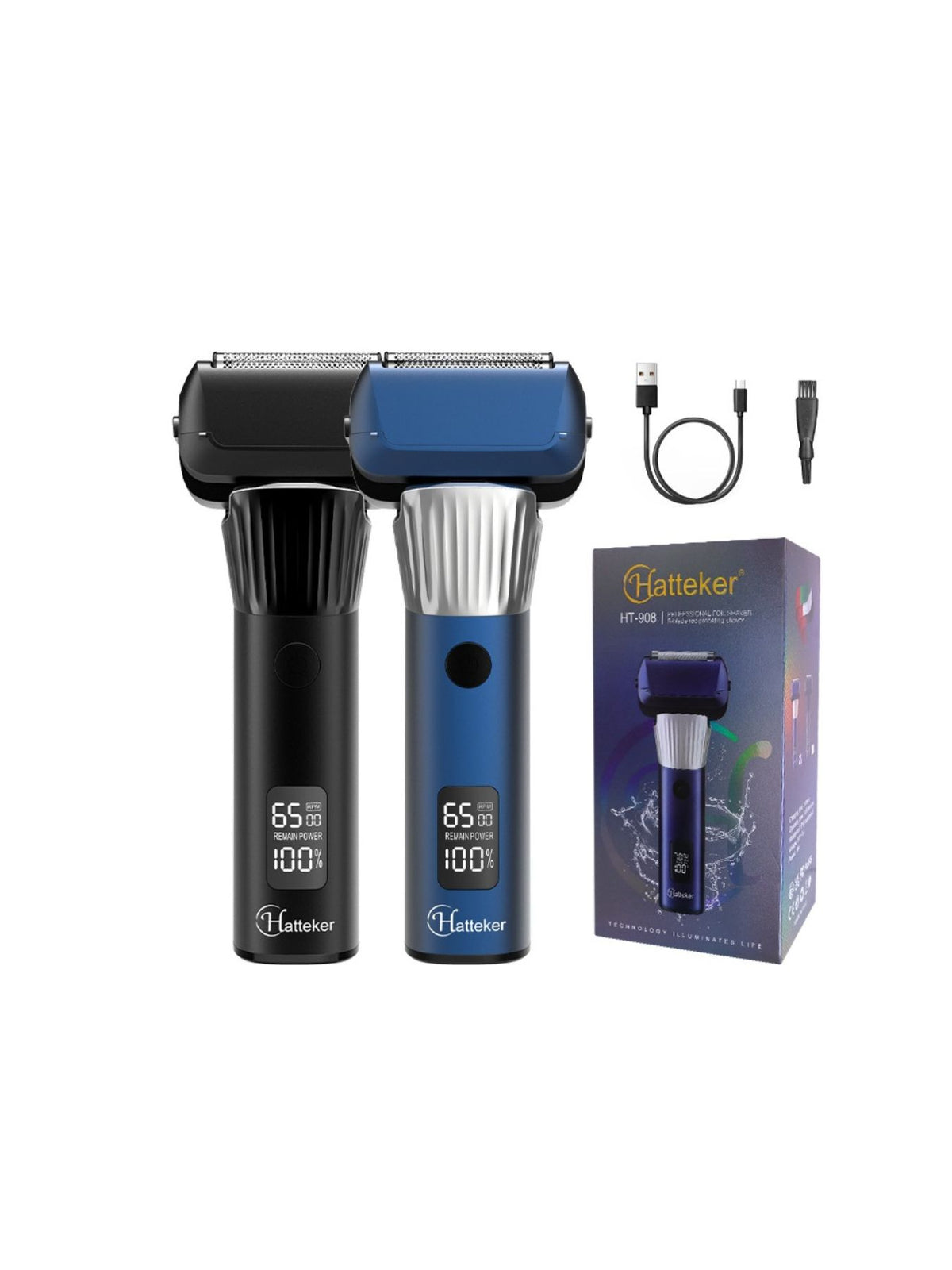 Foil shaver pop up trimmer detail