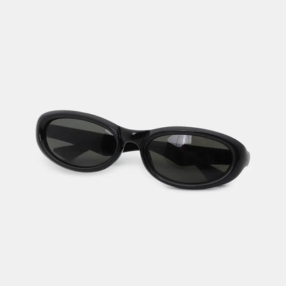 Polycarbonate Frame Cat Eye Sunglasses Black One Size - Fashorio