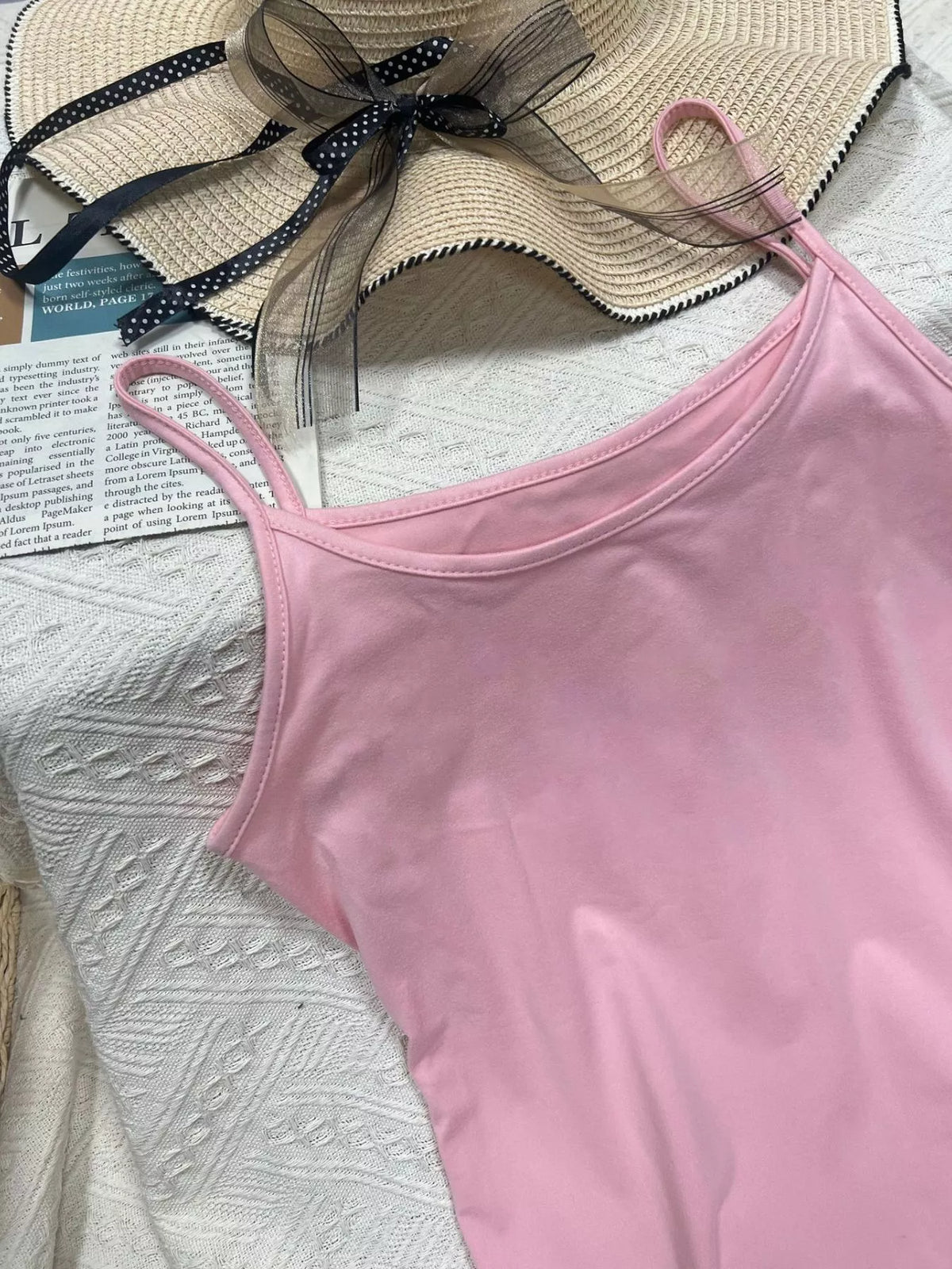 Scoop neck cami and shorts complete look