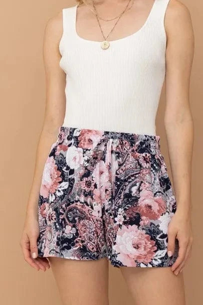 And The Why And The Why Wrinkle-free Stretchy Cooling Fabric Shorts