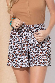 And The Why LEOPARD / S And The Why Wrinkle-free Stretchy Cooling Fabric Shorts
