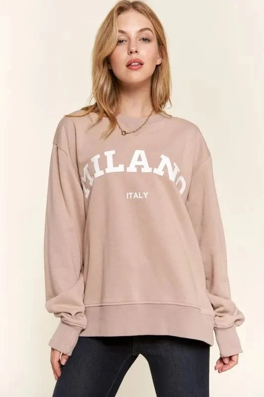 And The Why Sweatshirts & Hoodies And The Why Washed Milano Pullover Sweatshirt
