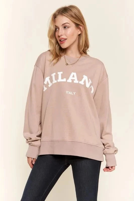 And The Why Sweatshirts & Hoodies And The Why Washed Milano Pullover Sweatshirt