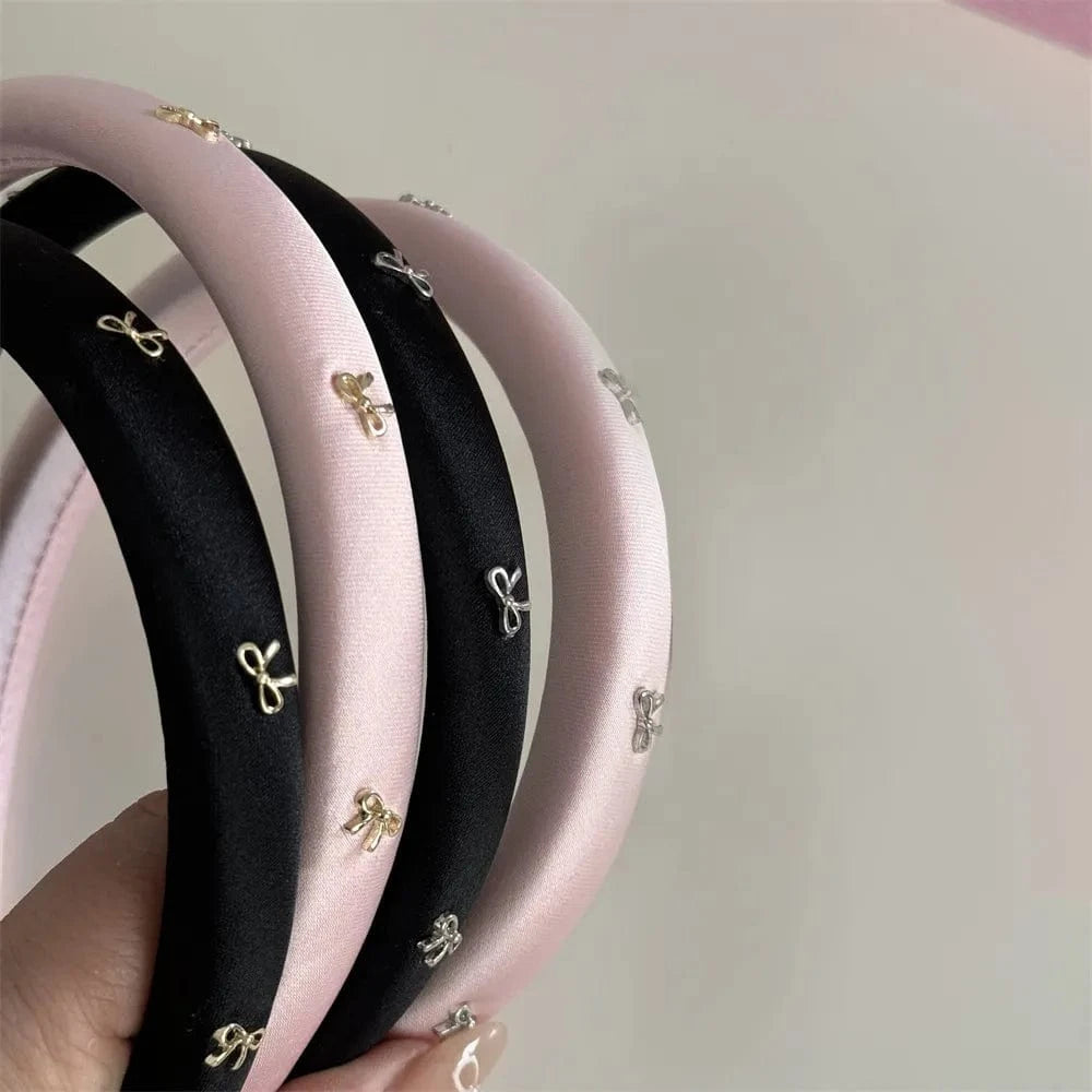 B.Y. Alloy Bow Trim Headband