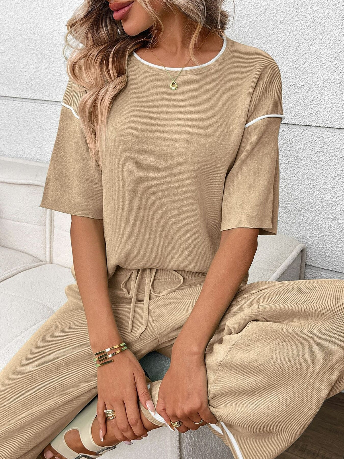 Half sleeve set full outfit view