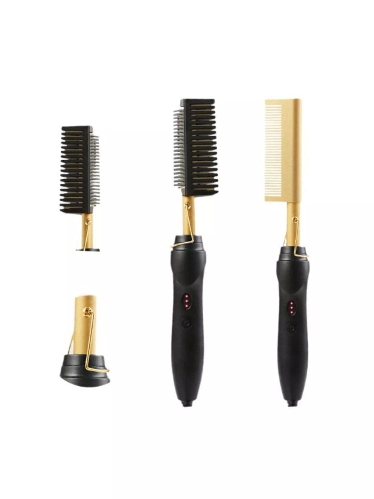 Straightening brush bristle detail