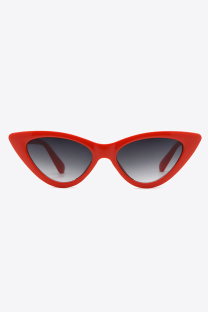Chain Detail Cat-Eye Sunglasses - Fashorio