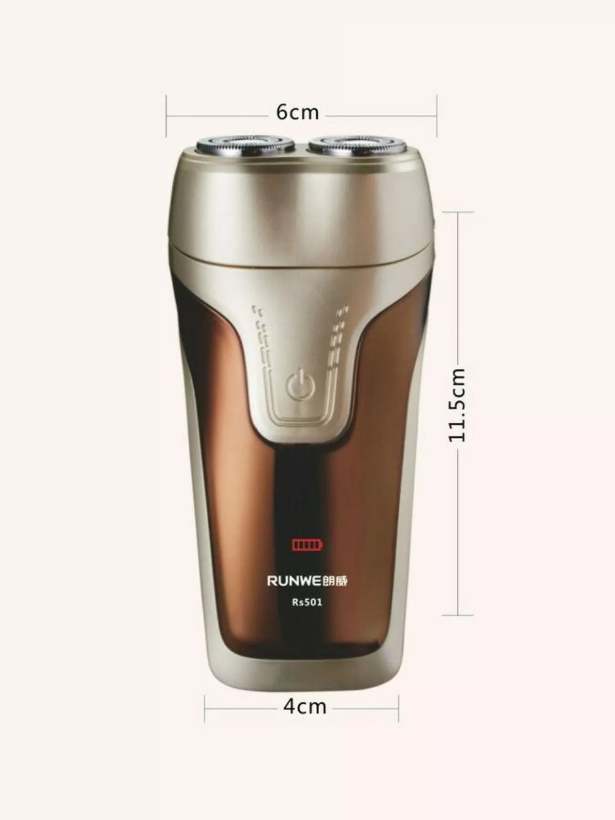 Rechargeable shaver charging port