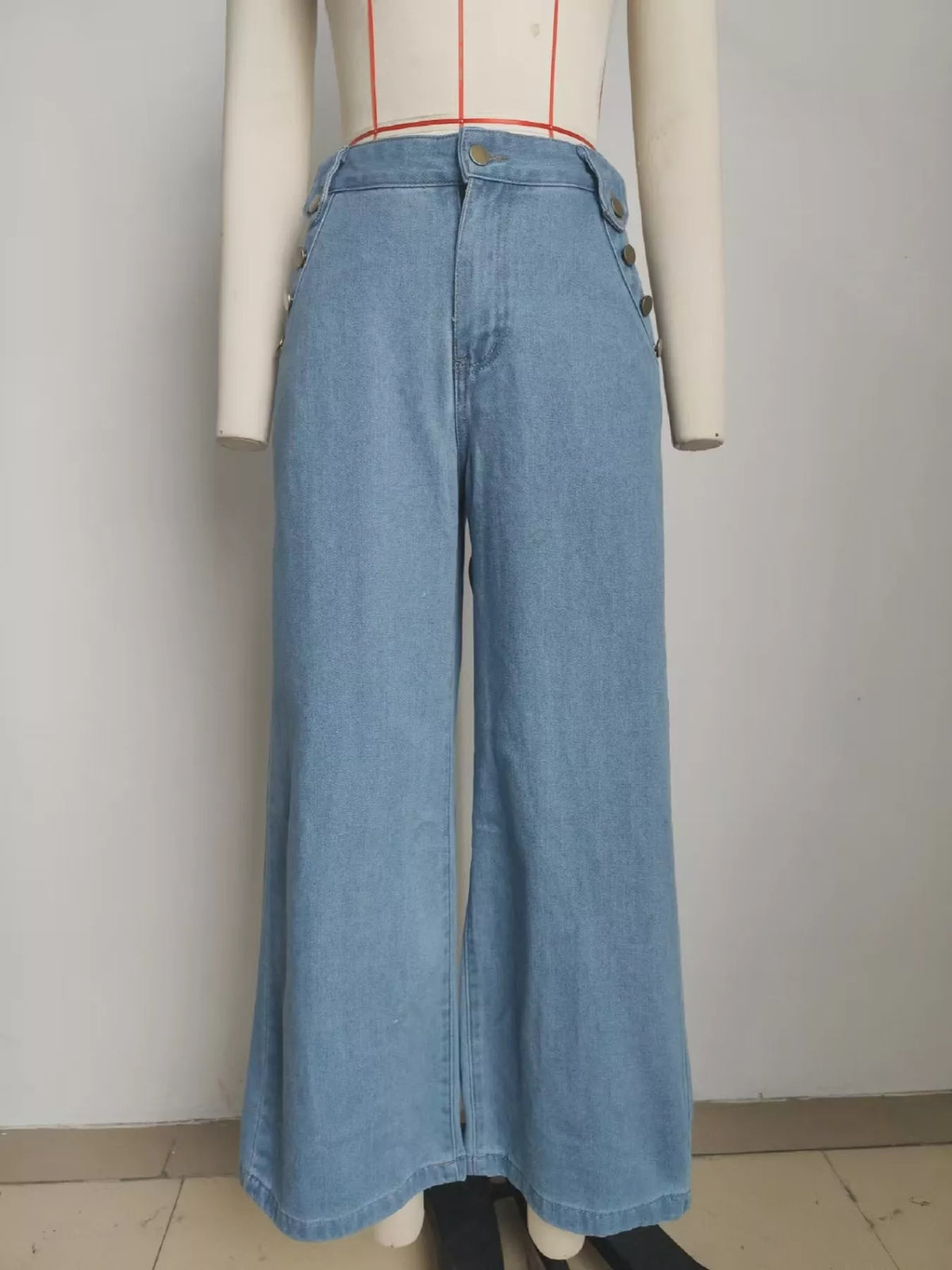 Denim set relaxed fit view