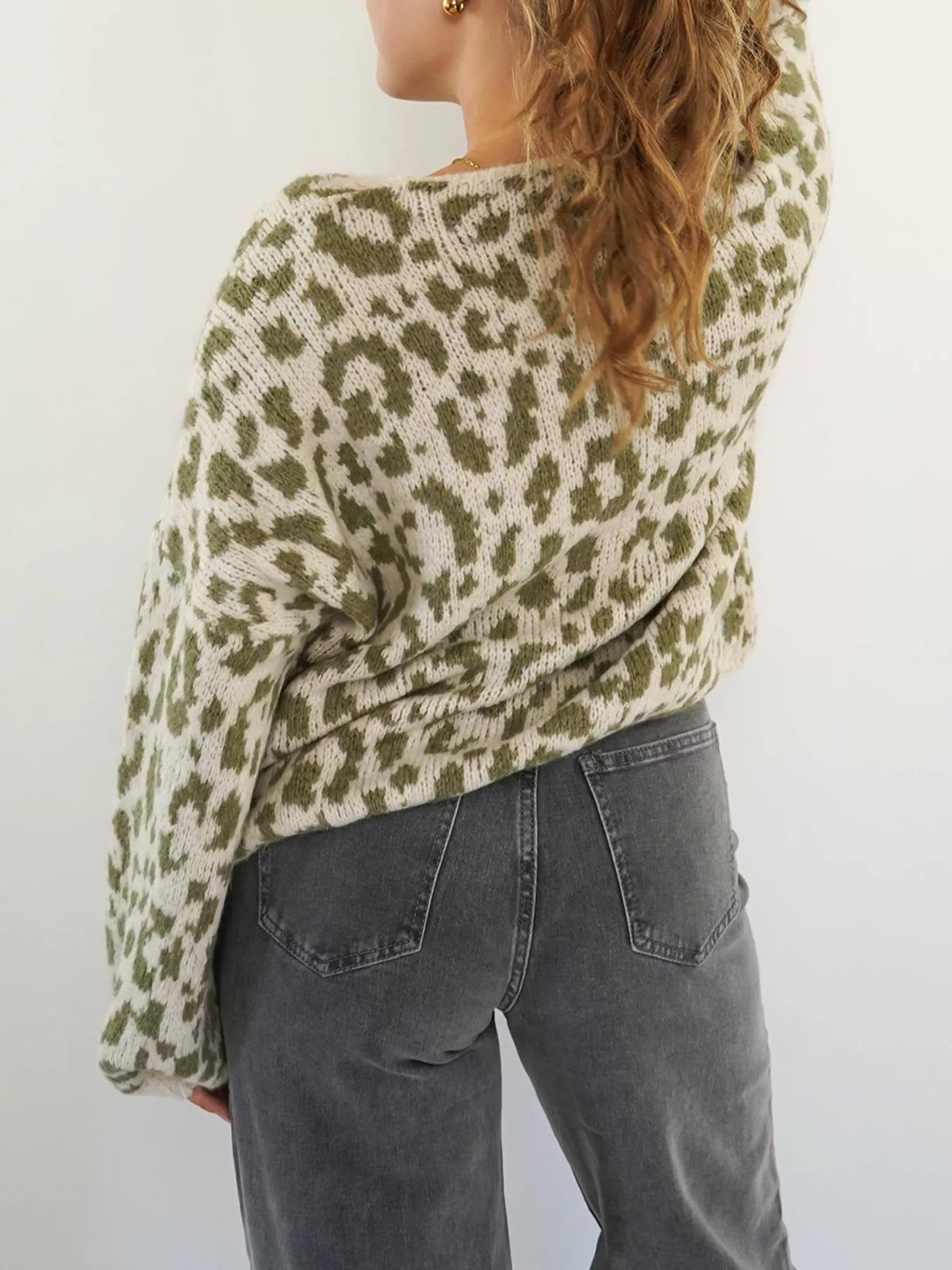 Cardigan open front drape