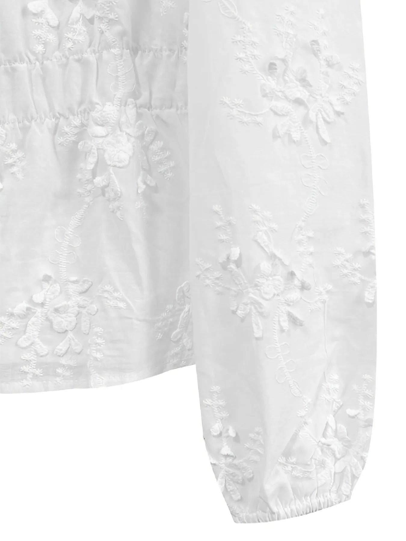 Lace Detail Button Up Shirt - Fashorio