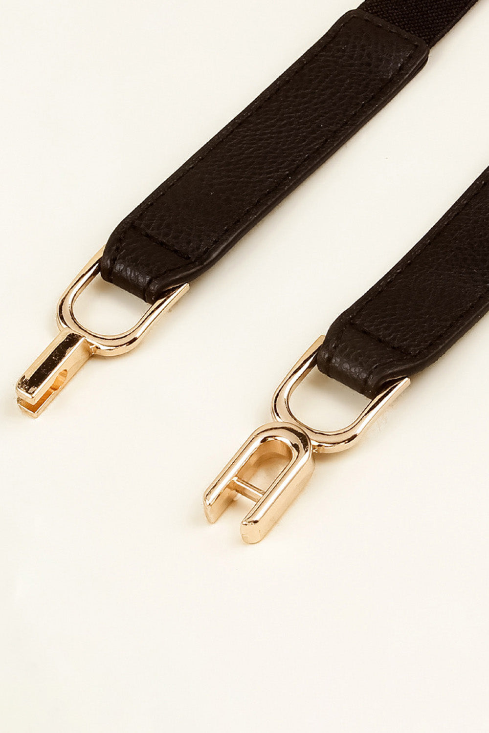 Alloy Buckle Elastic Belt - Fashorio