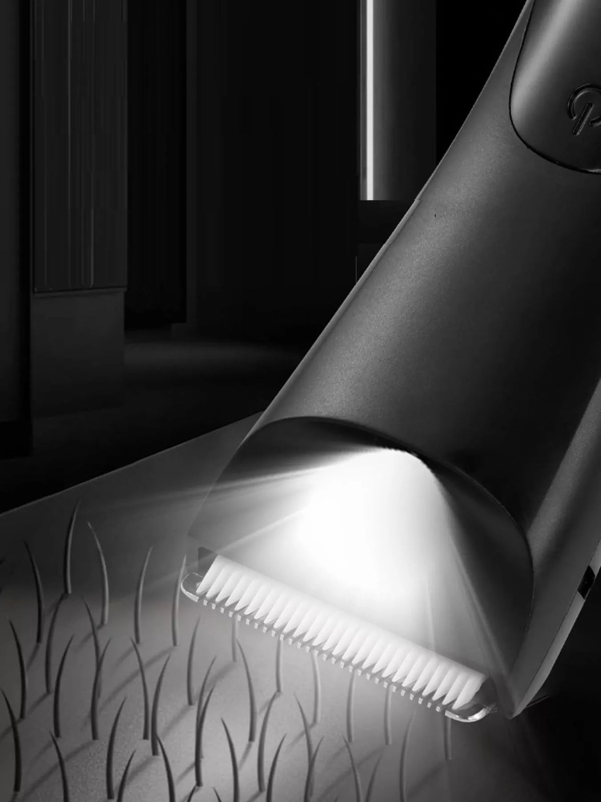 Illuminated epilator side profile