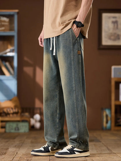 Men's Plus Size Wide Leg Jeans - Fashorio
