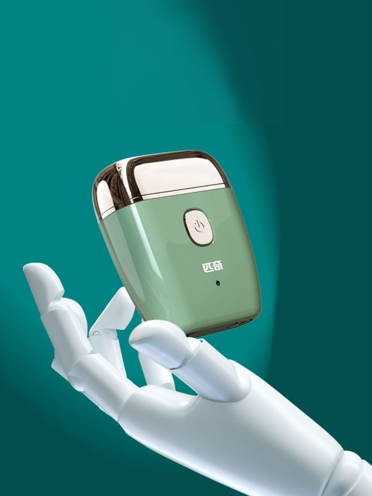 Mini shaver head close up