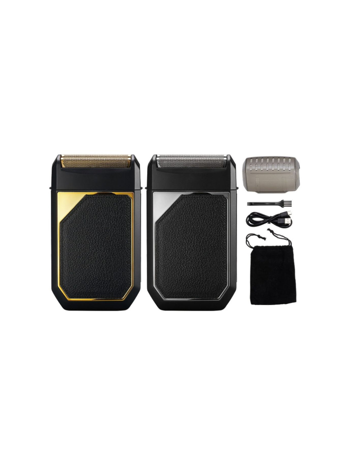 Portable shaver top view