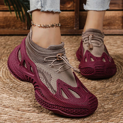 Lace Up Mesh Athletic - Fashorio