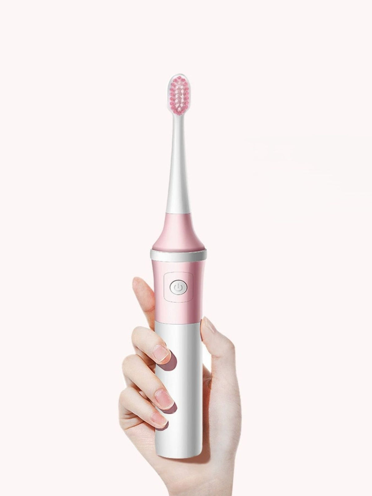 White electric toothbrush