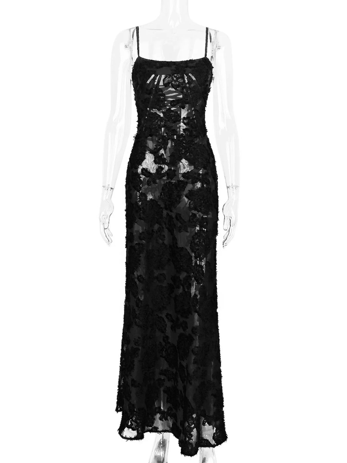Lace maxi dress alternate color full length