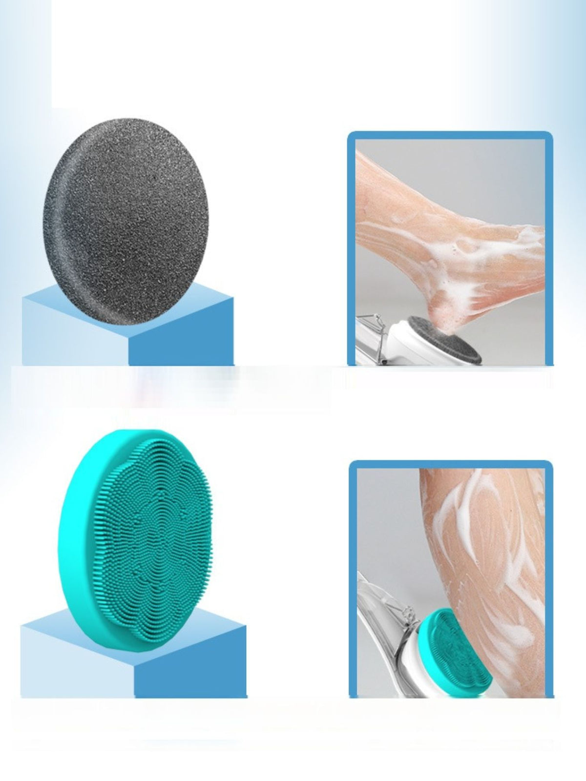 Body brush attachment set overview