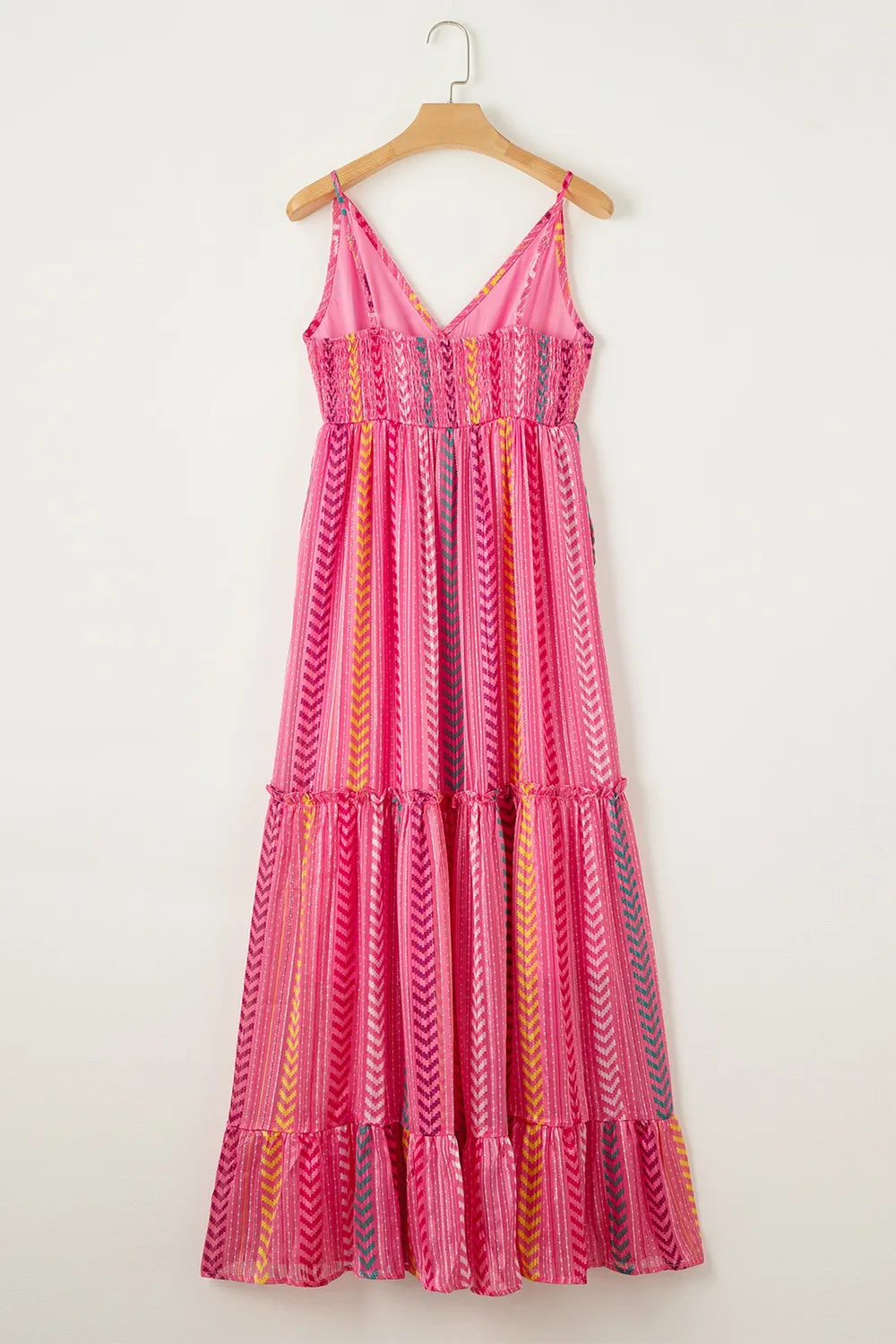 Printed cami maxi dress side view