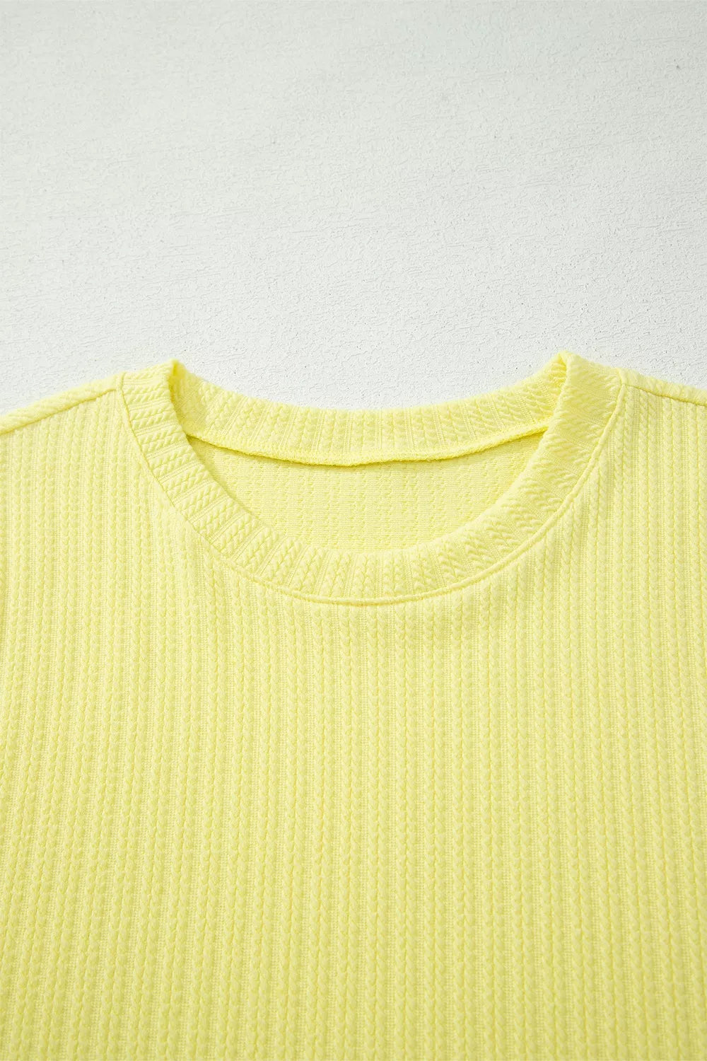 Matching yellow tank and shorts back view