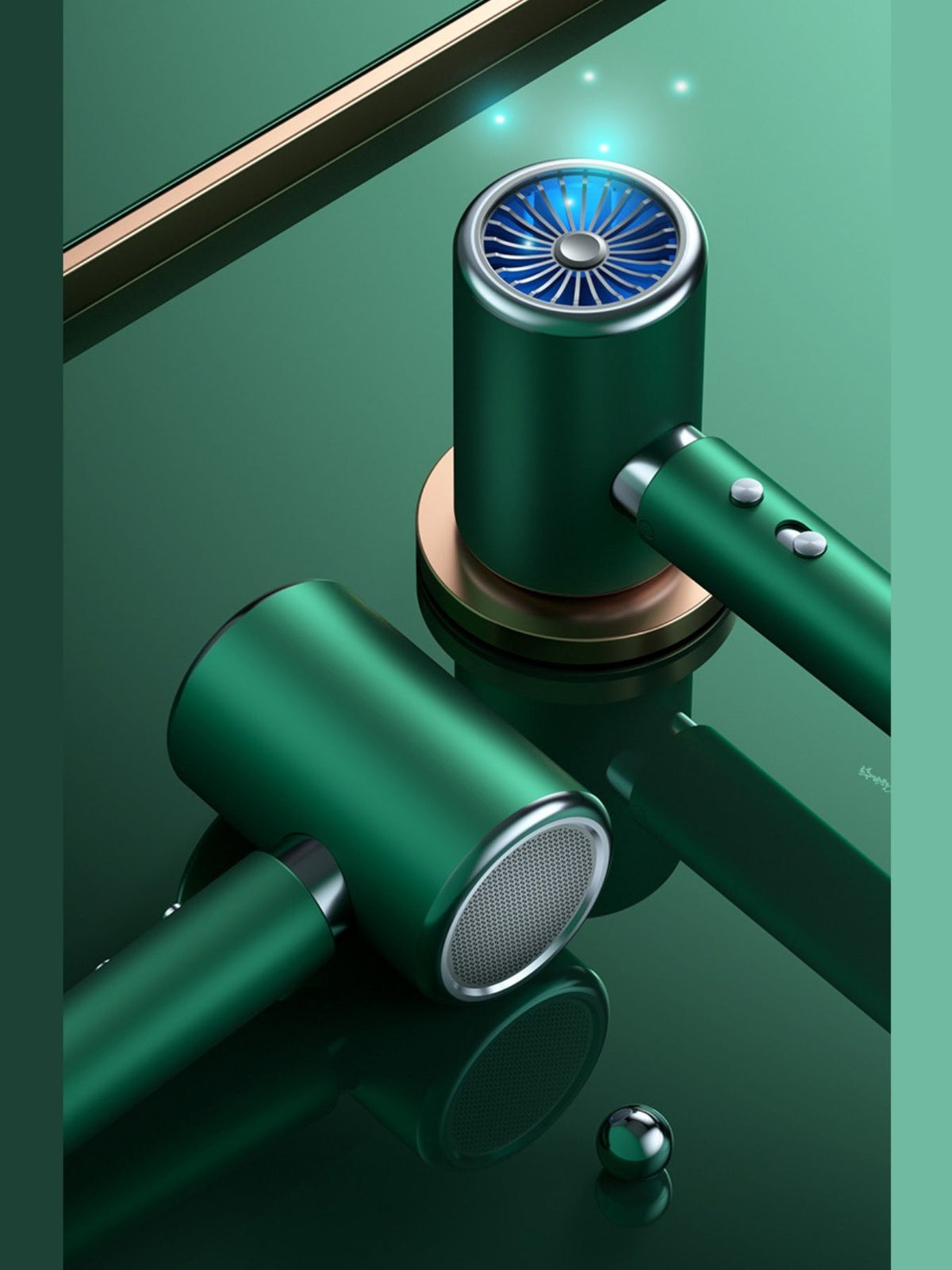 Hair dryer air inlet detail