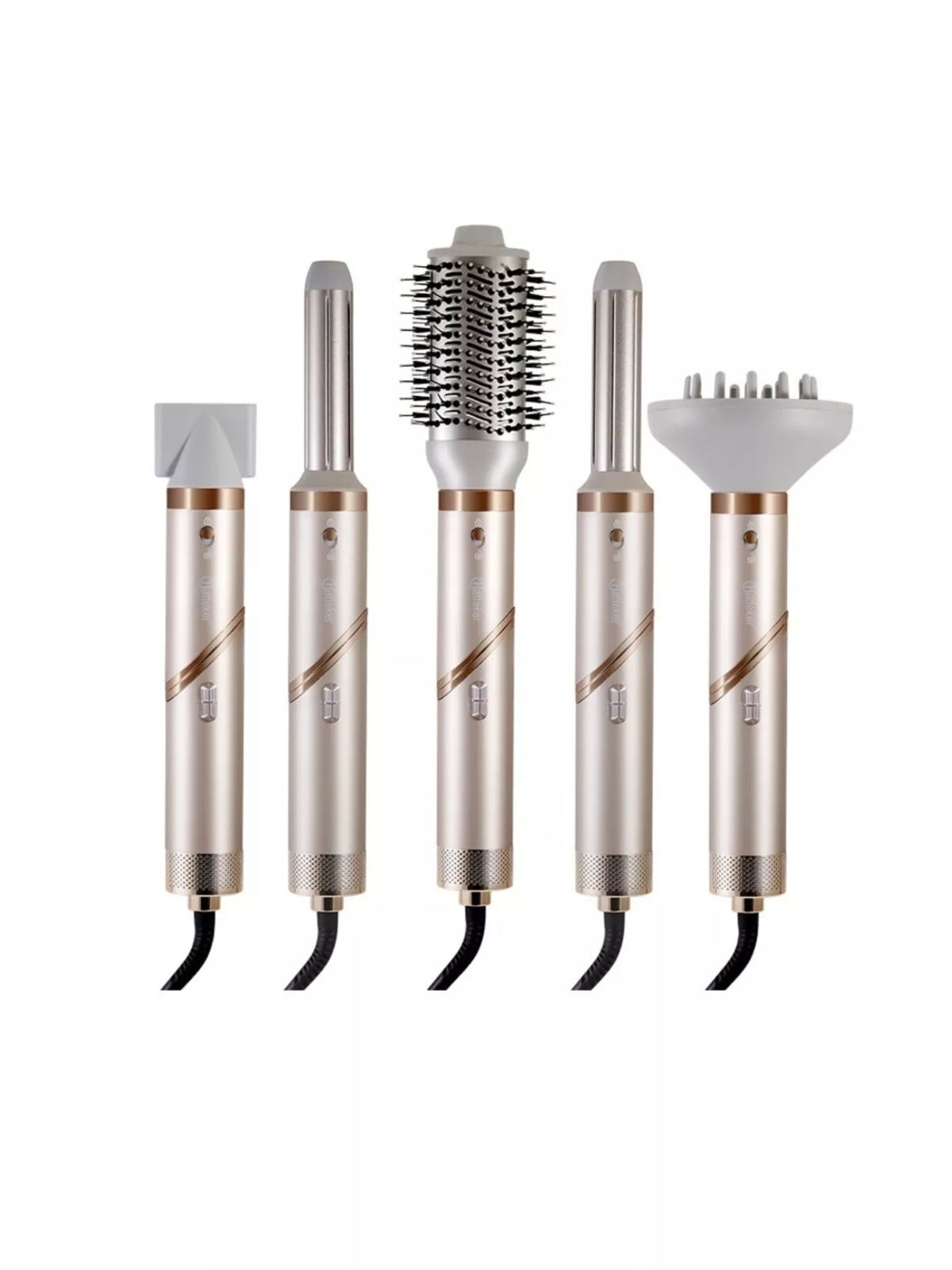 Hot air styler curling attachment detail