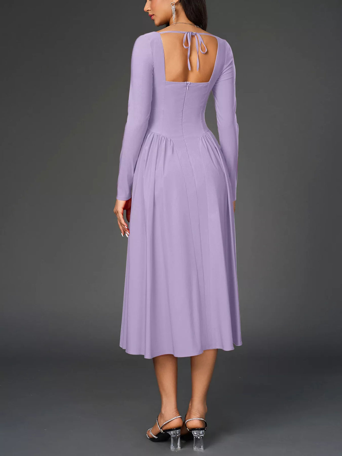 A line dress additional styling view