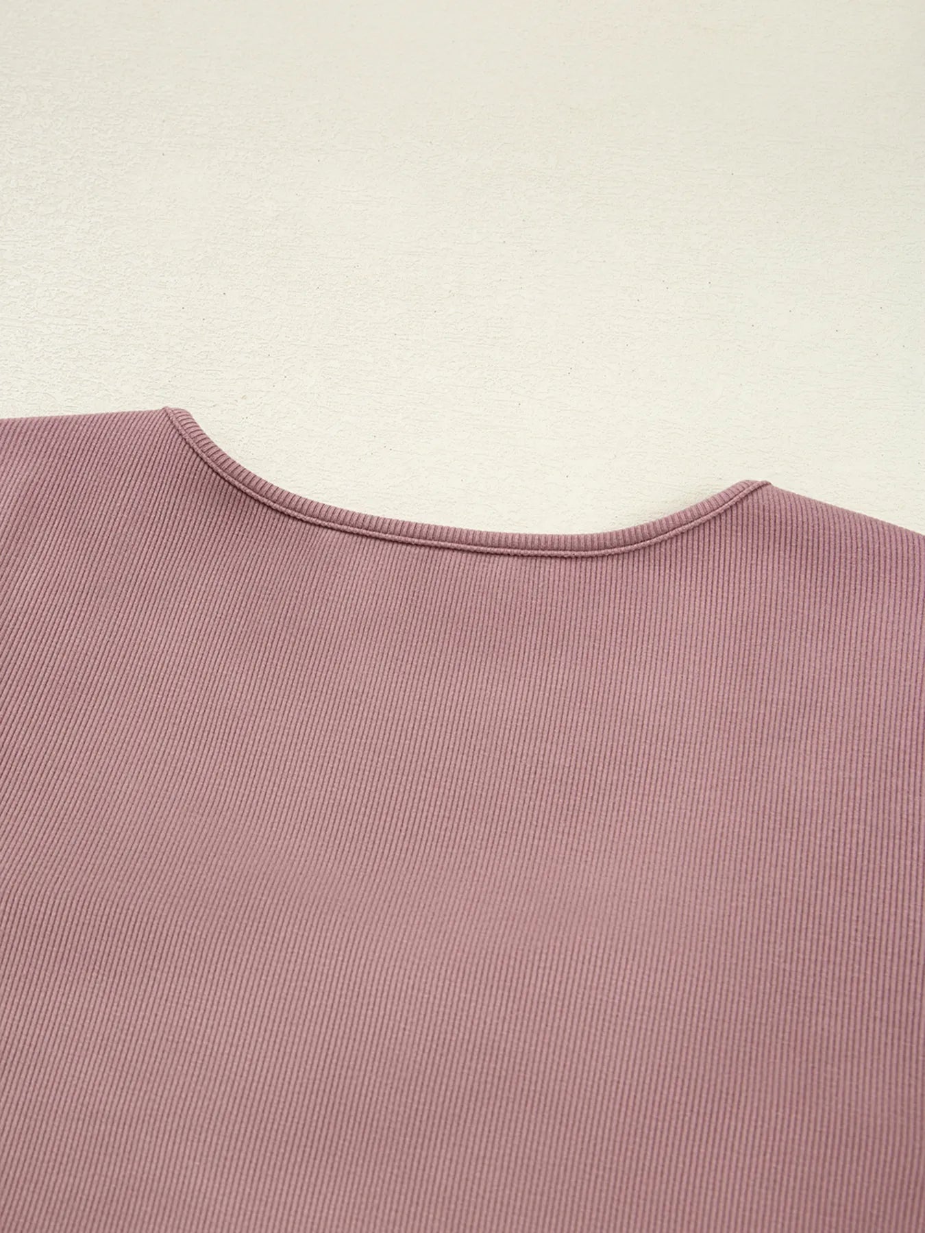 Ruched Front Long Sleeve T-Shirt - Fashorio