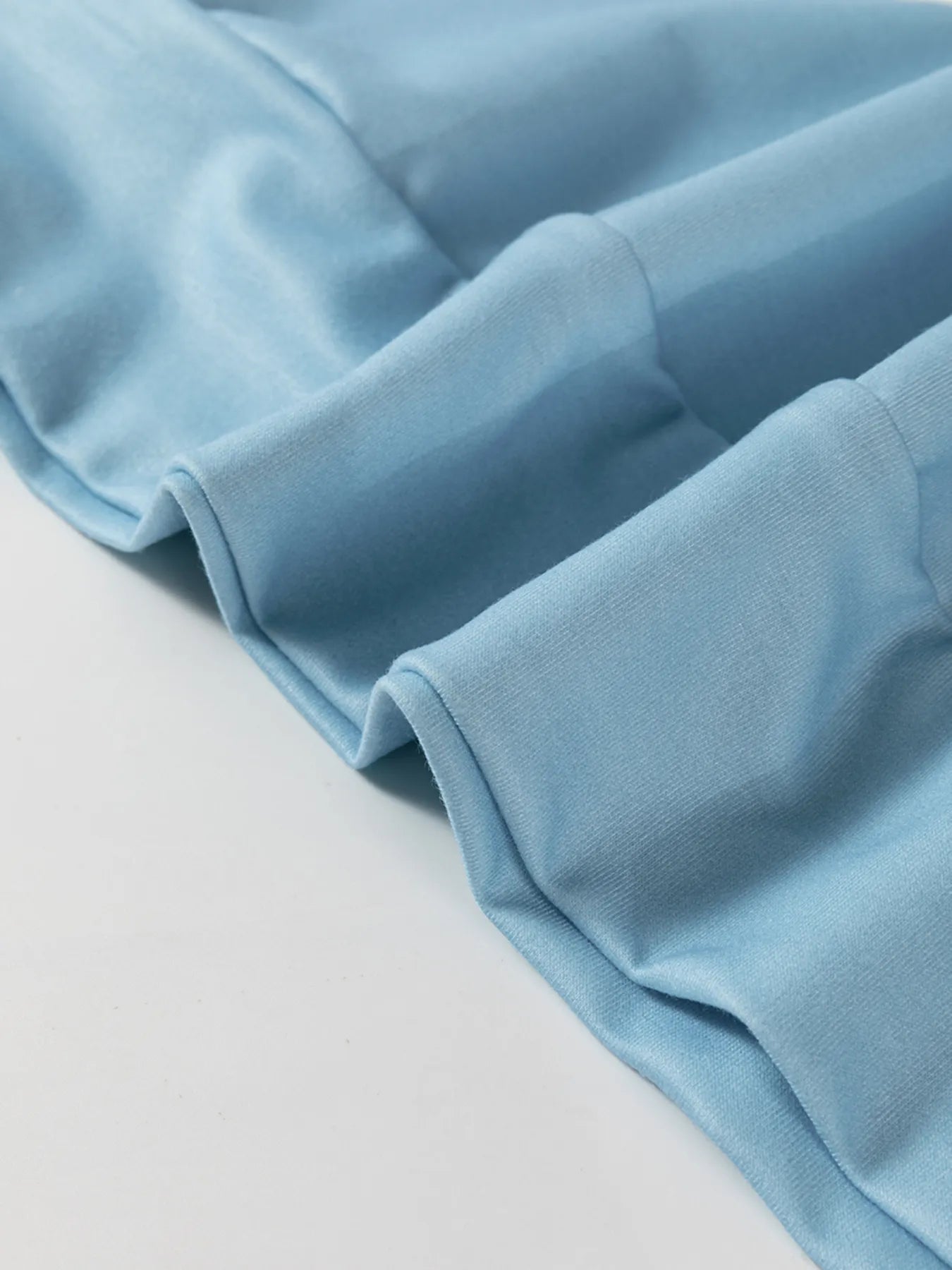 Color Block Drop Shoulder Long Sleeve Top - Fashorio