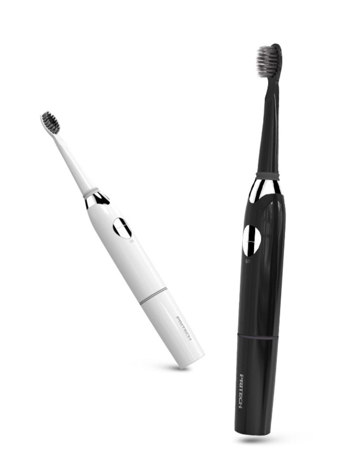 Electric toothbrush power button detail