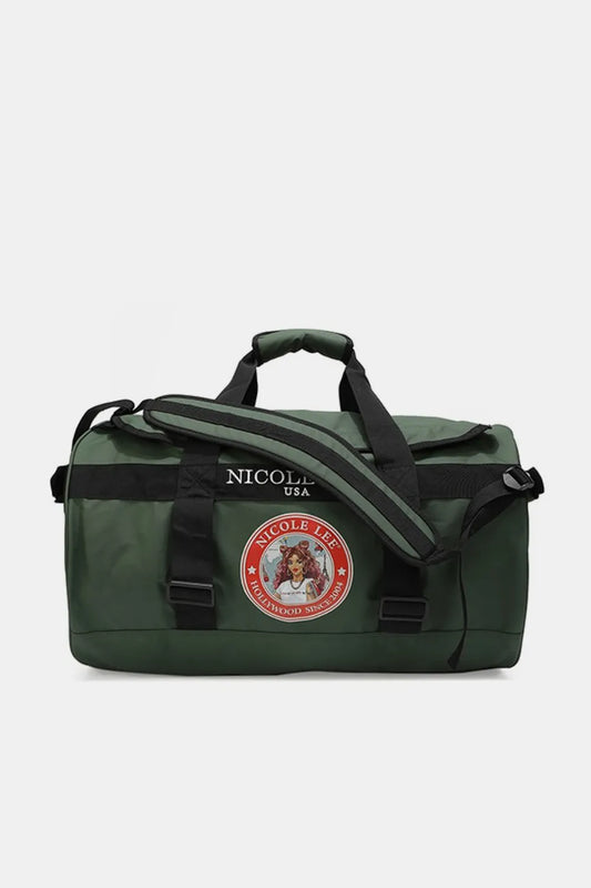 Nicole Lee USA Large Duffel Bag Green One Size - Fashorio