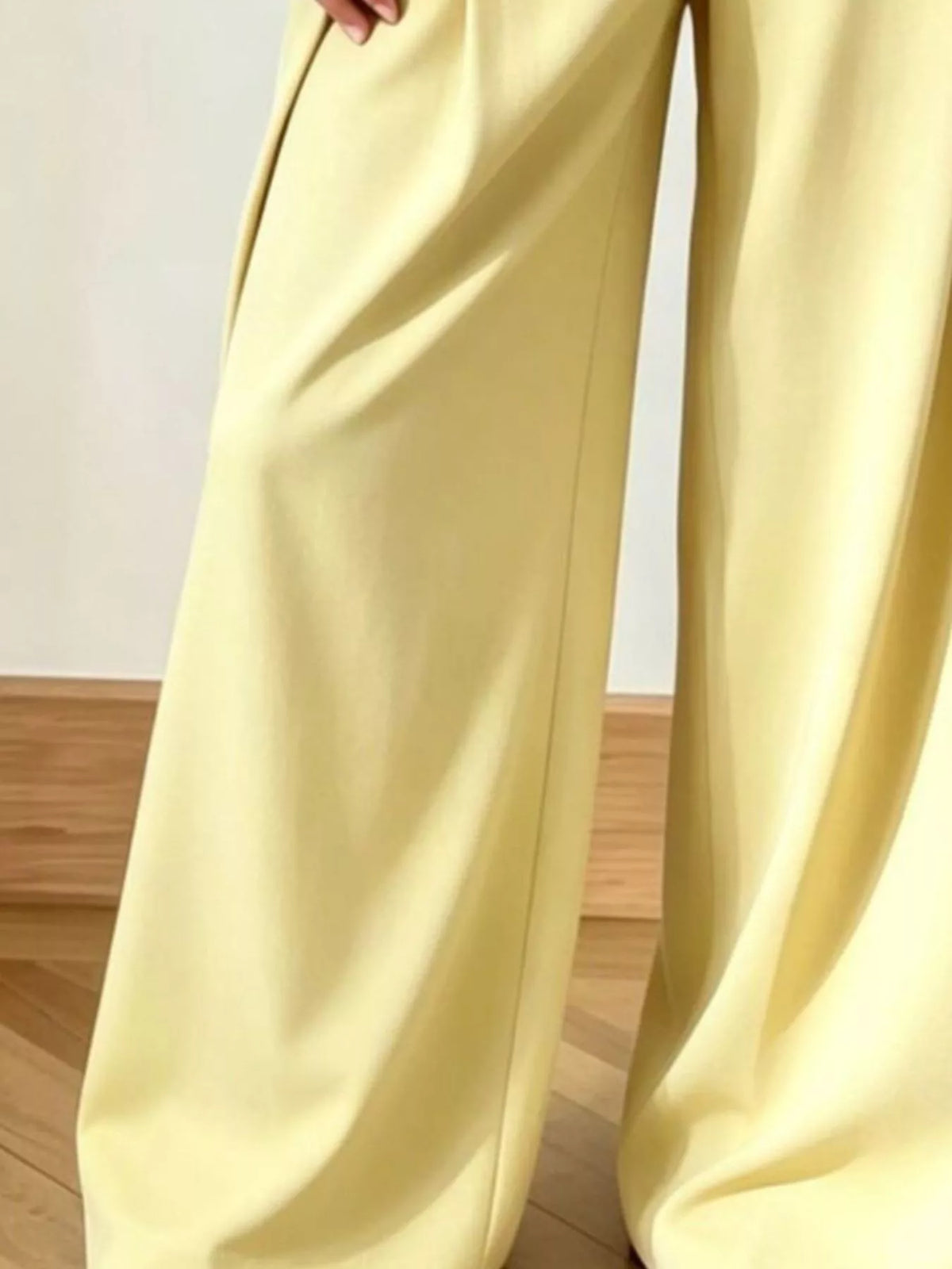 Eudora wide leg pants styled for the office