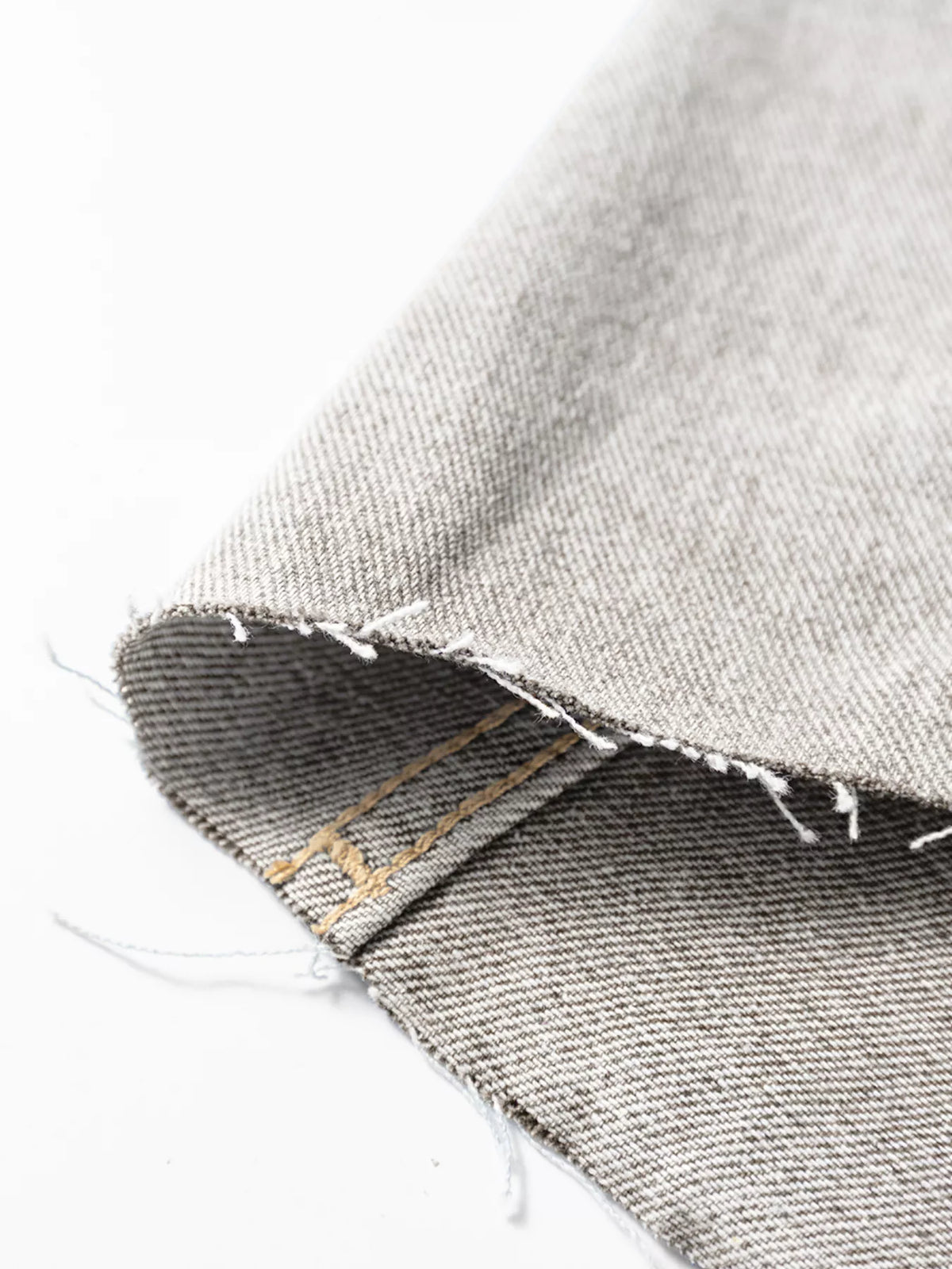 Color Block Patchwork Denim Jacket in Light Gray view 12
