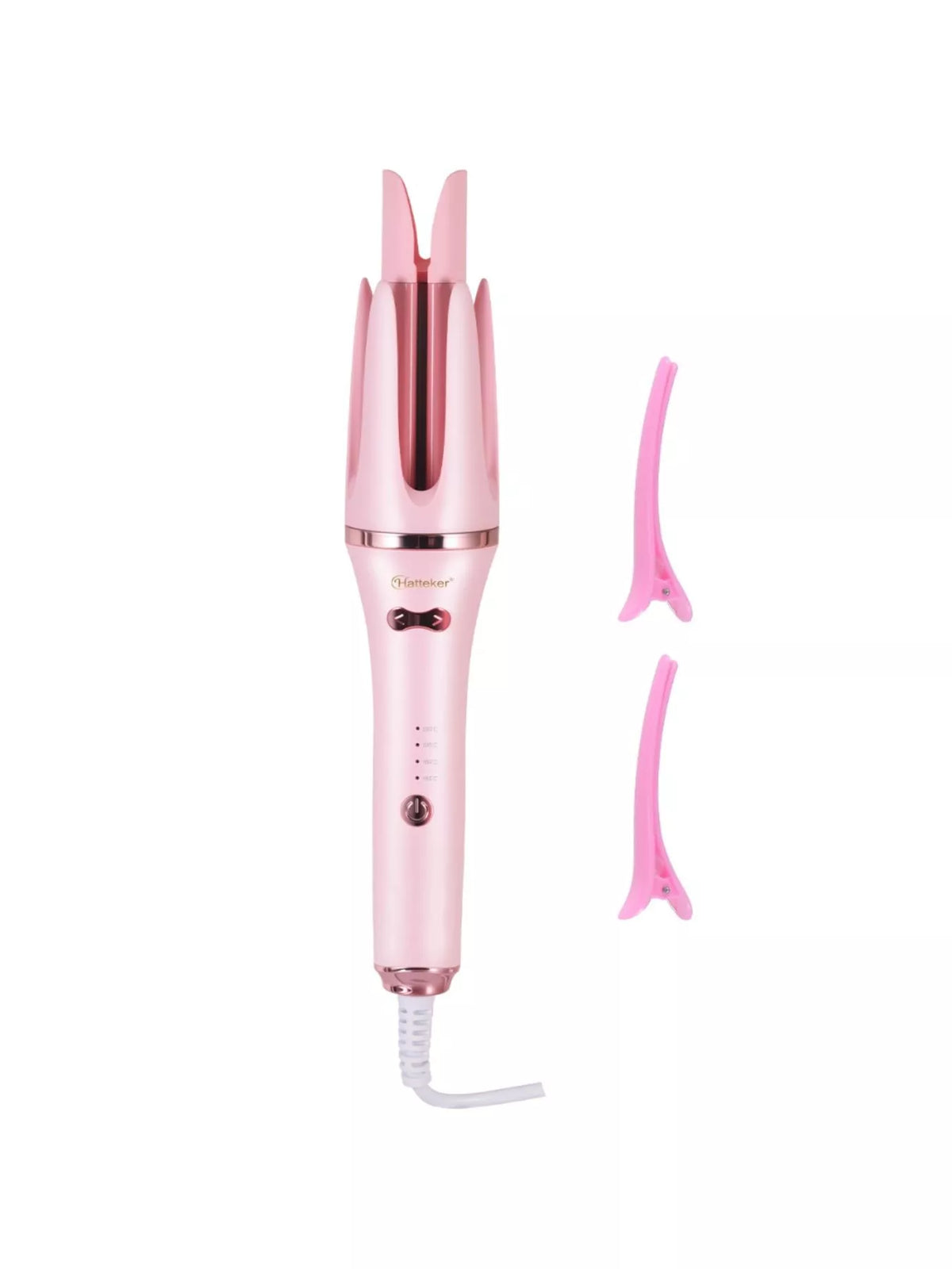 Lavender automatic curler side profile
