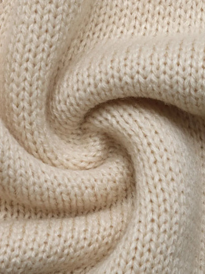 Perfee Tied Round Neck Long Sleeve Cardigan - Fashorio