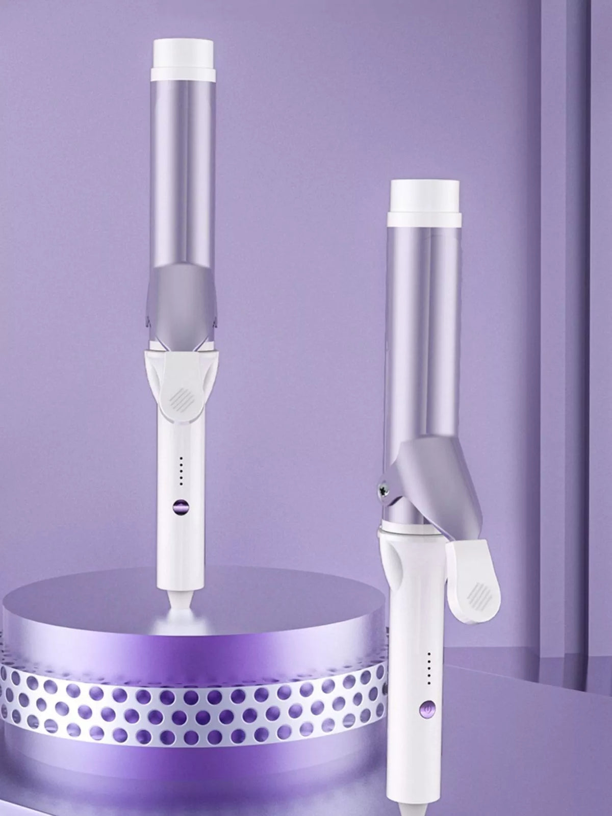 Negative ion curling iron temperature controls