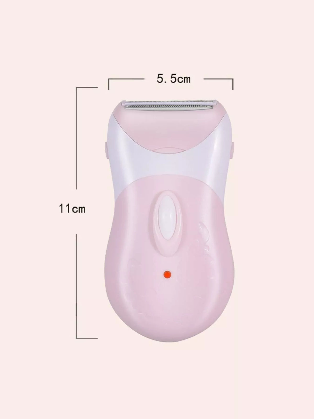 Pink electric epilator package contents