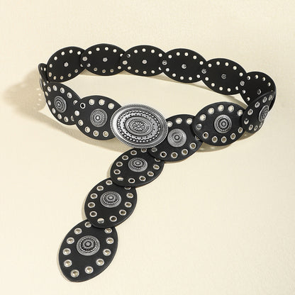Oval PU Belt - Fashorio
