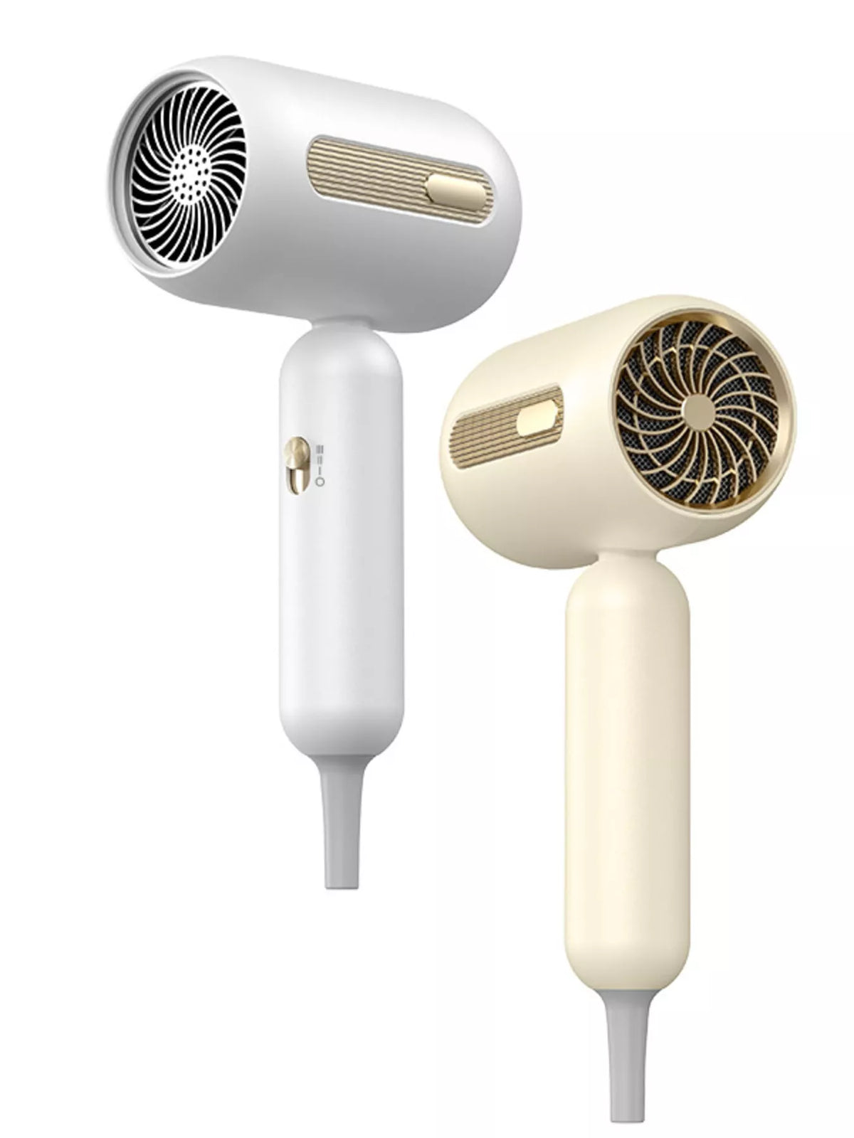 Lightweight portable negative ion hair dryer